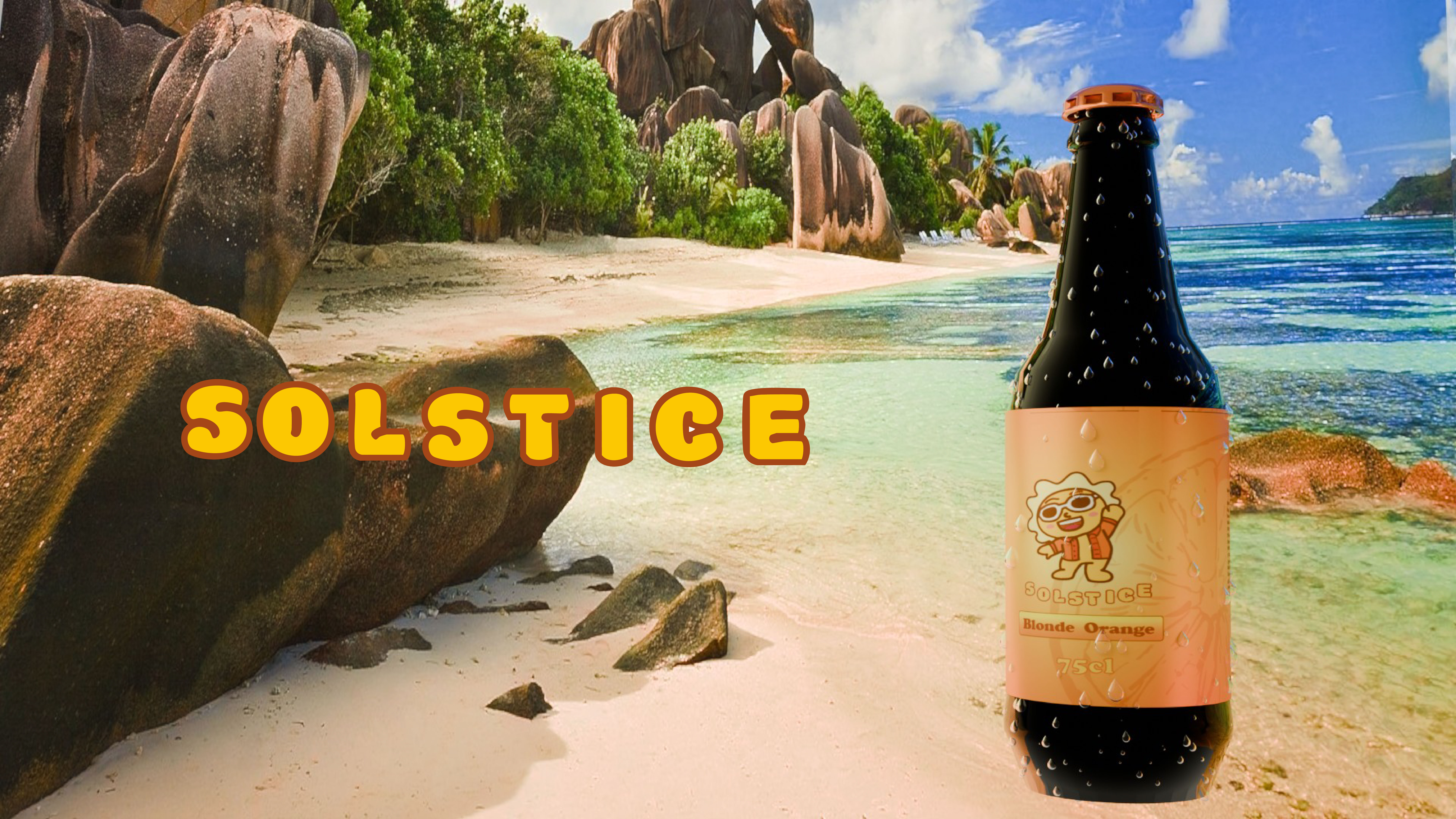 Solstice bière à la plage